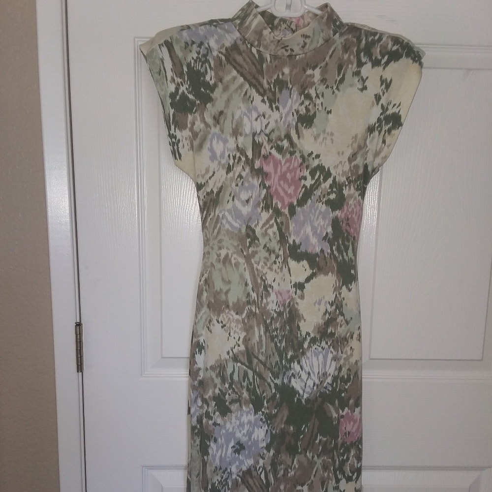 PRINT LONG DRESS